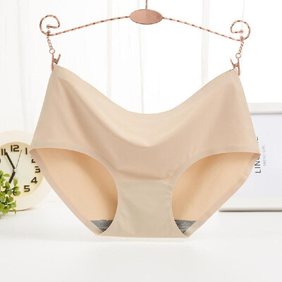 

Women Underpants Briefs Ultra-Thin Seamless Solid Breathable Underwear Underpant Seamless Panties Intimates Panty