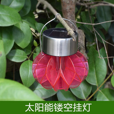 

Cross-border special for new solar colorful hanging lights LED light control induction lawn garden lights novelty small chandelier