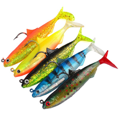 

VISSEN 5pcslot 105cm21g Leads Fishing Lure Artificial Hard Swim Fish Wobbler Chubby Crankbait Fake Lure Fishing Tools