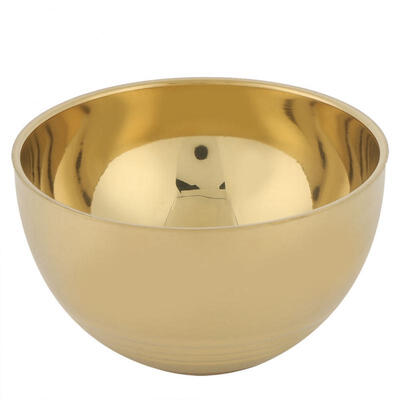 

Greensen 115cm Stainless Steel Thickened Double Layer Thermal Insulation Bowl Gold