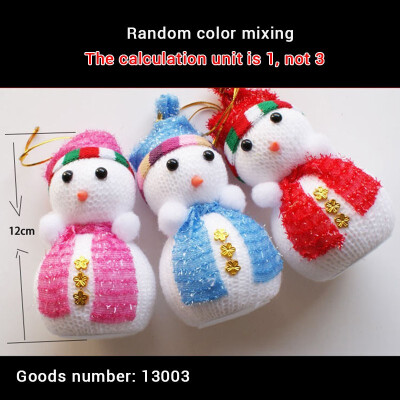 

FUNNYBUNNY 1PC Christmas Decoration Snowman Doll Little Doll Gift Pendant Christmas Decoration Child Gift Christmas Ornaments