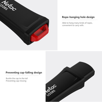 

Netac Write Protect USB20 Flash Drive U208S 32G Memory Stick