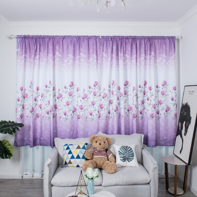 

Toponeto Leaves Curtain Tulle Window Treatment Voile Drape Valance 1 Panel Fabric
