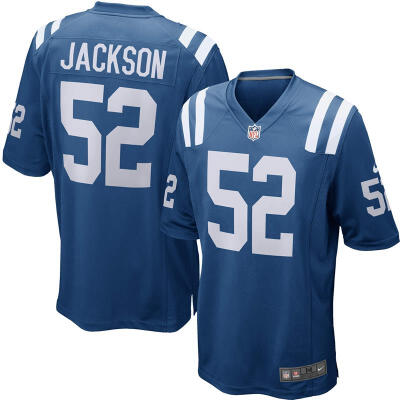 

Mens Football Jersey Indianapolis Colts DQwell Jackson Royal Blue Game Jersey