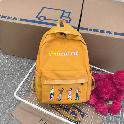 

Schoolbag female Korean high school junior high school students ins Harajuku Ul Zzangson Japanese cute backpack