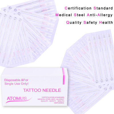 

〖Follure〗100PCS 3RS New Arrival Pick Tattoo Machine Sterile Disposable Needle