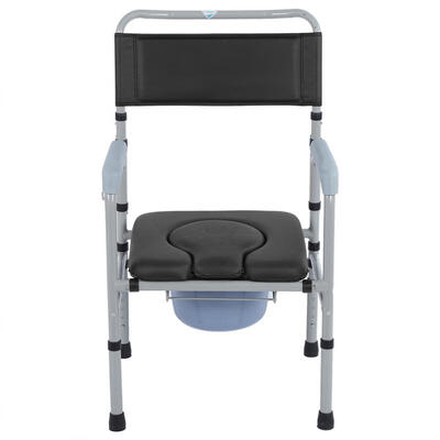 

Greensen Aluminum Alloy Adult Folding Toilet Commode Toilet Chair Bedside Bathroom