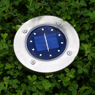 

Cross-border dedicated 10LED solar lawn lights outdoor garden lights square lights garden stainless steel buried lights