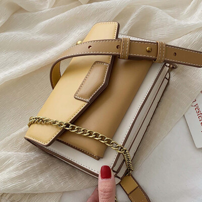

In the summer of 2019 the new impingement small square bag fashion chain slanted bag with one shoulder bag