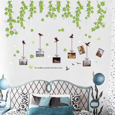 

〖Follure〗DIY Vine Frame Removable Wall Decal Family Home Sticker Mural Art Home Decor