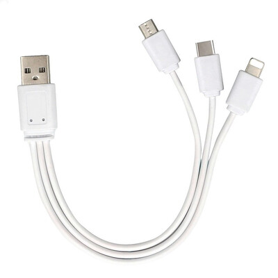 

Cwxuan Mobile Phone Charging Cable for iPhone 8 Pin Micro USB Type-C Port