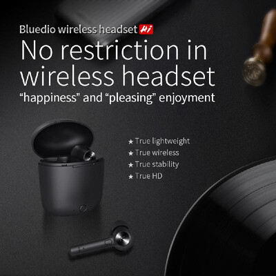 

Bluedio Hi True Wireless Bluetooth 50 Headphones TWS Earphone Sport Earbuds Stereo Music Headset with Mic
