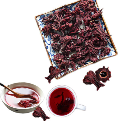 

Roselle Tea Rose Luoshen Flower Tea China Yunnan Dried Flower Tea Leaves Sour Plum Soup Rose