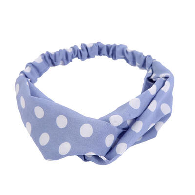 

Dot Print Hair Band Headwear Make Up Bath Shower Sport Yoga Headband Hairband