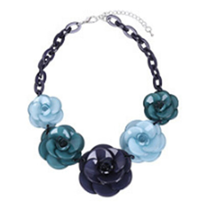 

Young Girl Gift Jewelry Flower Necklace Spring New Collection Fashion Necklaces & Pendants Beautiful Flower