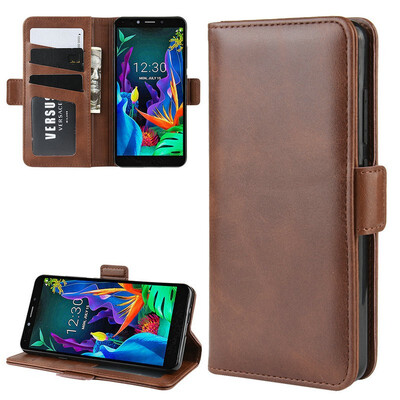 

For LG K20 2019 Wallet Case for LG K20 2019 for LG K30 2019 Double Flip Leather Cover Phone Case Capa Etui Fundas