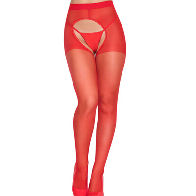 

Toponeto Women Sexy Convenient Open Crotch Stockings Racy Pantyhose