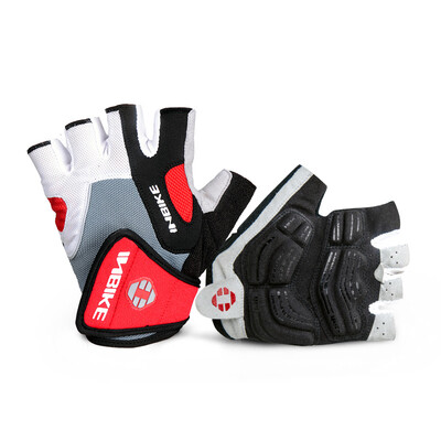 

INBIKE Cycling Half Finger Gloves Bike Short Shockproof Gloves Outdoor Riding