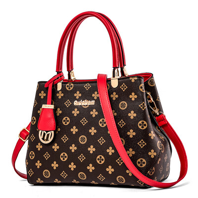 

Female bag 2019 new ladies handbag personality Korean version of the wild flower material shoulder Messenger bag female one generation