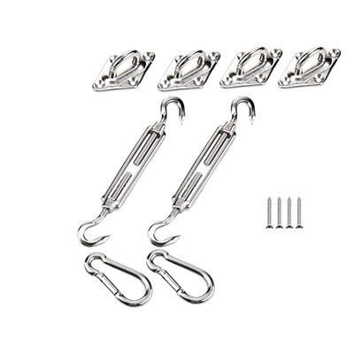 

〖Follure〗Awning Mounting Kit Easy Assembly Galvanized Stainless Steel Maximum Restraint
