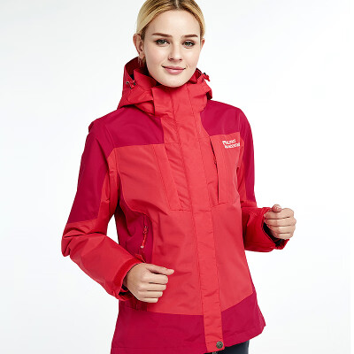 

El Monte ALPINT MOUNTAIN Jacket three-in-one outdoor men&women couple fleece two-piece waterproof warm jacket winter clothes 650-692 watermelon red female L