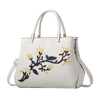 

Tailored Fashion Women Flower Pattern Crossbody Bag Shoulder Bag Handbag Totes Black