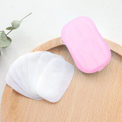 

Toponeto Disposable Hand Washing Tablet Travel Carry Toilet Soap Paper 40Pcs