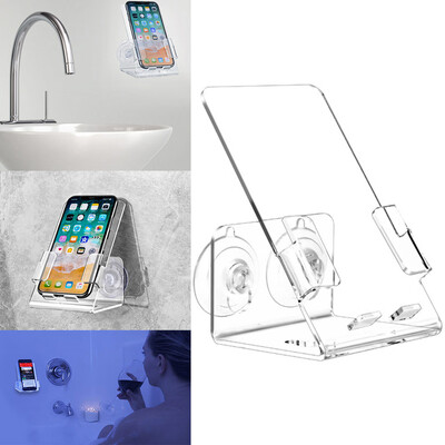 

Siaonvr Bathtub Shower Phone Case Holder With Two Powerful Powerful Suction Cup Phones