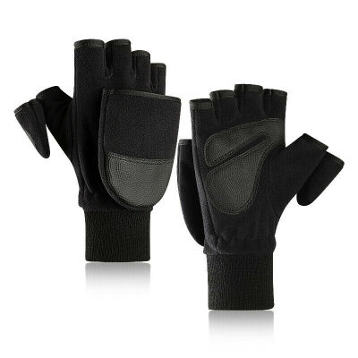 

Men Touch Screen Gloves Geometry Fingerless Gloves Winter Autumn Warm Mittens