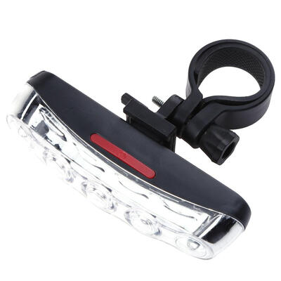 

Battery Powered Waterproof 5 LED Bicycle Tail Light Bike Rear Warning Lamp