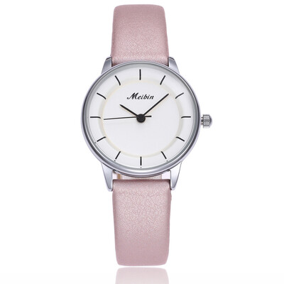 

Ladies waterproof Japanese movement couple watch leather stone