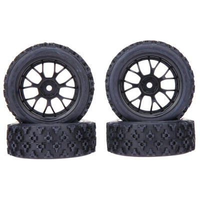 

4pcs Star Pattern Rubber RC On Road Car Tires for 110 Universal Car Tamiya