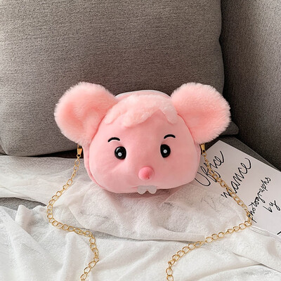 

Tailored Fashion Womens Simple Style Solid Color Plush Shoulder Bag Messenger Bag