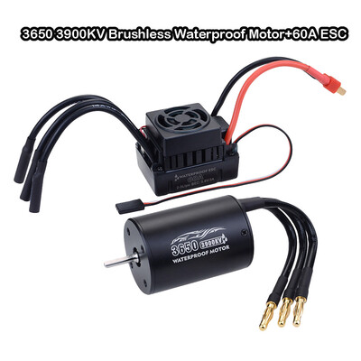 

Tailored SURPASS HOBBY 3650 Brushless Waterproof Motor60A ESC Set for 110 RC Truck Car