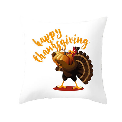 

〖Follure〗Thanksgiving Turkey Pillow Case Cushion Cover Sofa Bed Car Cushion Decor NEW