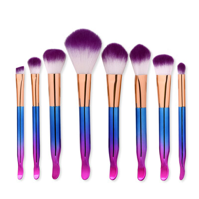 

Toponeto 8PCS Make Up Foundation Eyebrow Eyeliner Blush Cosmetic Concealer Brushes
