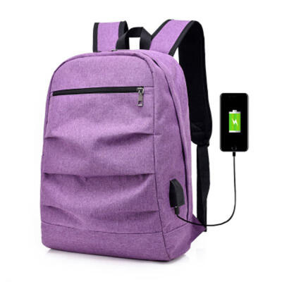 

2018 New Casual Double Socket Charging Headset Multi-functional Mens Backpack