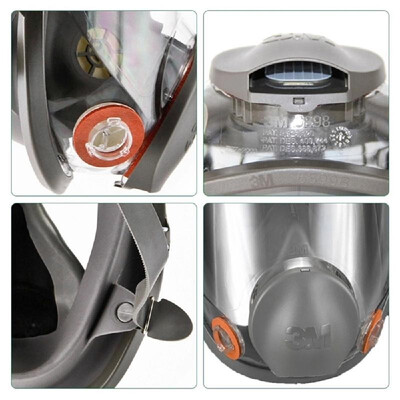 

3M 6800 Painting Spray Gas Mask Organic Vapors Safety Respirator Full Facepiece Protection Welding Respirator