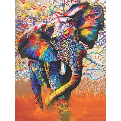 

kirin show 5D DIY Full drill Diamond Painting Elephant Rhinestone Mosaic Diamond Embroidery Cross Stitch Resin Home Decor Gift