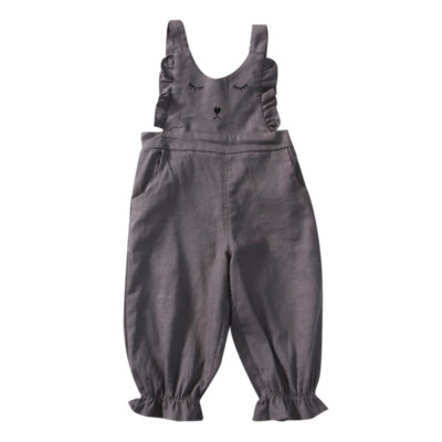 

Autumn Baby Boy Suspender Pants Children Cotton Cartoon Pattern Pants Overalls Trousers Clothes