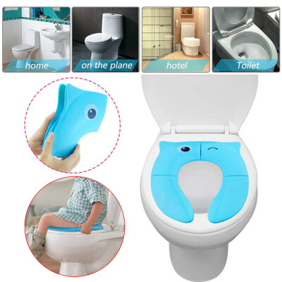 

Siaonvr Foldable Potty Training Seat Baby Travel Toilet Potty Seat Covers Non Slip Pads