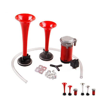 

Factory direct car modified speaker double tube air horn motorcycle horn 12V whistle air horn