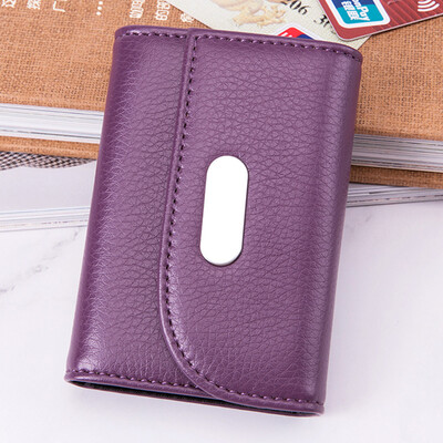 

Tailored Vintage Women Synthetic Solid Color Wallet Pocket Credit Card Clutch Purse