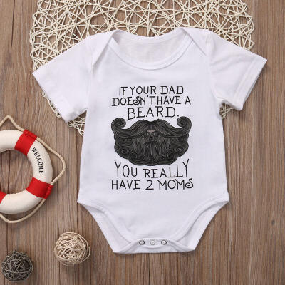 

Newborn Infant Baby Boys Girls Funny Romper Bodysuit Jumpsuit Sunsuit Outfits AU