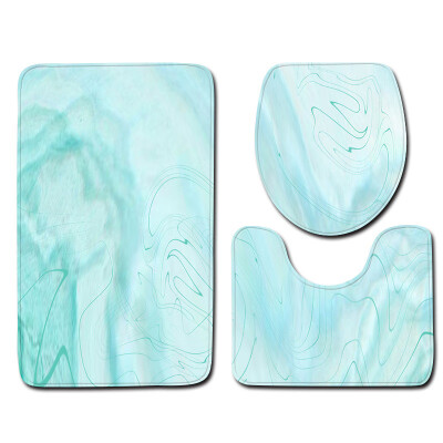

Gobestart 3pcs Non-Slip Bath Mat Bathroom Kitchen Carpet Doormats Decor
