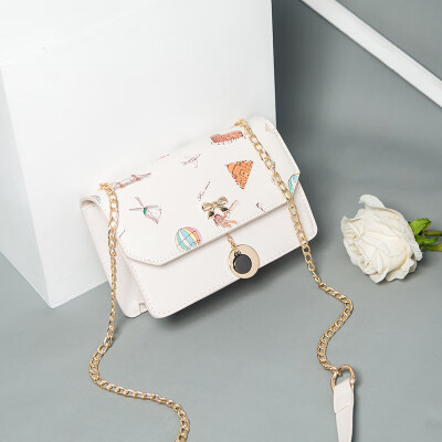 

In summer ins Sen is a one-shoulder bag for Korean girls Korean girls are all-match chain messenger bag students