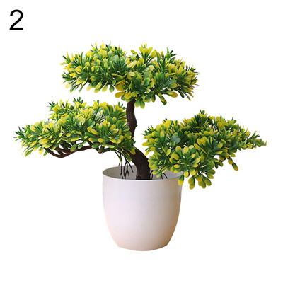 

Artificial Plant Tree Bonsai Fake Potted Ornament Home Hotel Garden Decoration
