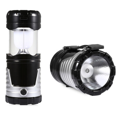 

Outdoor Tent Retractable USB Solar Camping Lamp LED Lantern Light for Hiking Emergencies