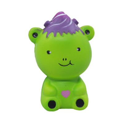 

Siaonvr Stress Reliever Simulated Cute Bear Scented Slow Rising Kids Squeezable Toy