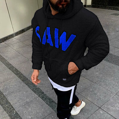 

Unisex Men Warm Fluffy Hoodie Pullover Fleece Sweatshirt Hooded Jumper Coat